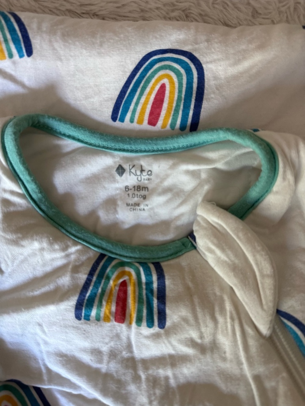 Kyte BABY jade rainbow 1.0 tog sleep sack